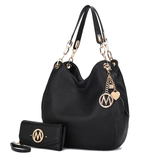 Ashley Hobo Bag and wristlet Set