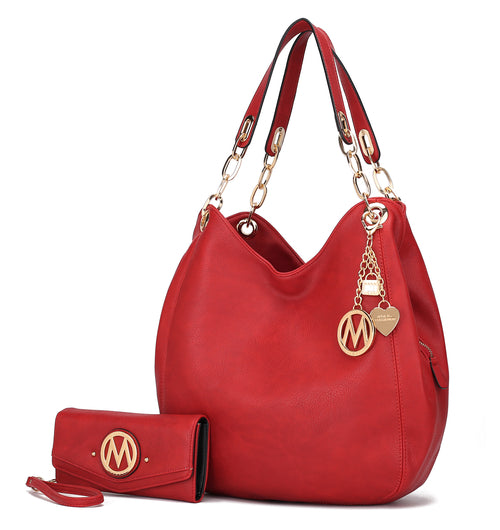 Ashley Hobo Bag and wristlet Set