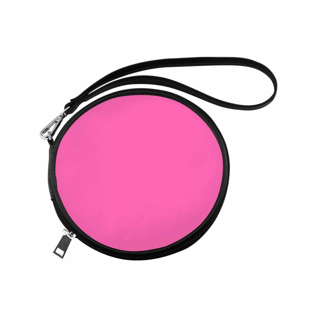 Womens Round Handbag, Hot Pink